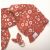 Babatakaró textil pelenka rozsdabarna állat mintás nyuszis rágókával pamut nagy méret