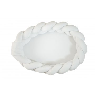 Fonott babafészek nagy fehér