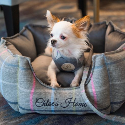 London hám szürke kockás