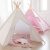 Indiánsátor  teepee gyerekeknek rózsaszín