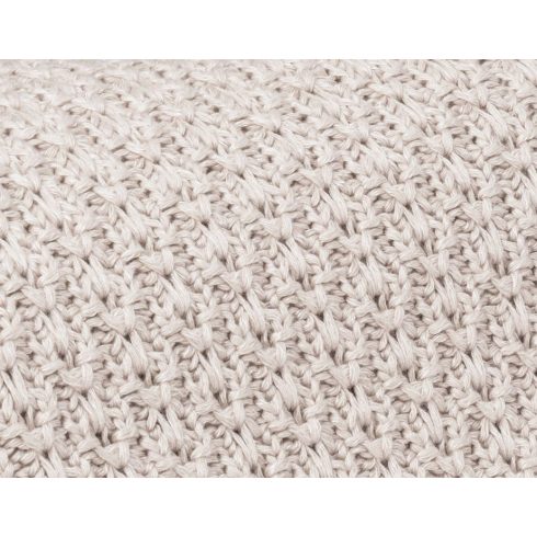 My Memi skandináv bambusz-pamut kötött takaró bézs 80x100 cm