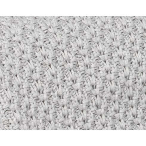 My Memi skandináv bambusz-pamut kötött takaró szürke 80x100 cm