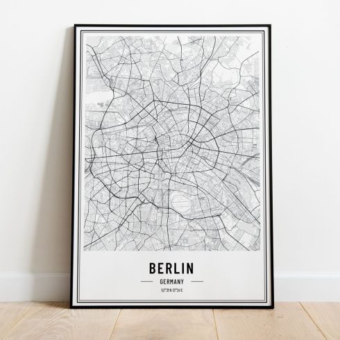 Poszter Berlin térkép 5 méretben